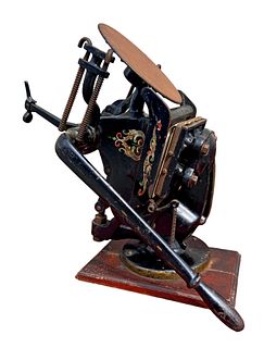 Early 1900's Industrial Hand Letter Press  