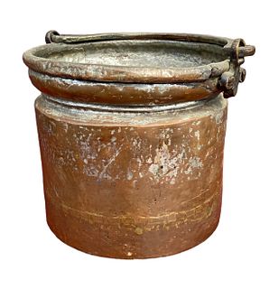 Large Copper Wash Pot
