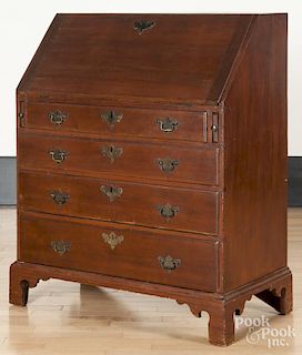 Pennsylvania Chippendale cherry slant front desk, ca. 1780, 43 3/4'' h., 35'' w.