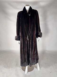 Full Length Black Mink Coat