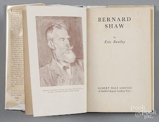Eric Bentley, Bernard Shaw, Robert Hale Limited, London, signed by the author