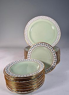 Cauldon China Salad and Bread Plates, Retailed by Tiffany