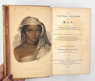 Natural History of Man, 1848 (Riviere binding)