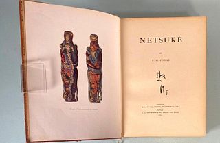 Netsuke (Scarce in leather binding)