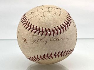 Cleveland Indians Team Signed Baseball, ca. 1939