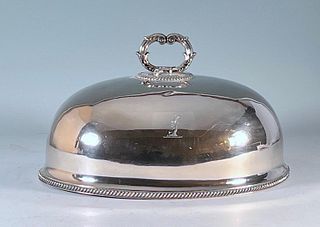 Sheffield Silver Plate Meat Dome, 19thc.
