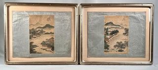 Pair of Chinese Antique Paintings 