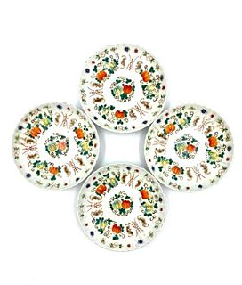 4 Chinese Antique Porcelain Plates