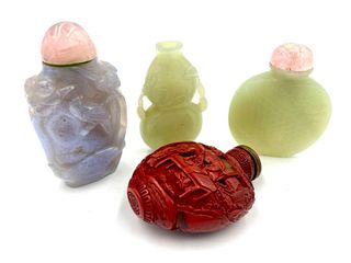 4 Chinese Antique Stuff Bottles