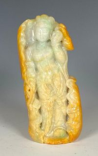 Chinese Antique Hardstone Guanyin 
