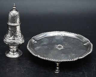 Two Piece George III Silver Pieces