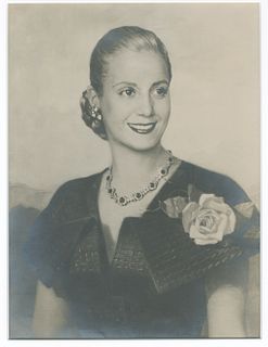 Eva Peron Painting by Anonymous (1940s)
