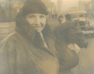 Gertrude Stein by Hitching Post, Richmond, Virginia by Carl Van Vechten (1935)