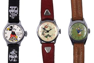Three Vintage Character Watches