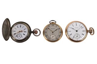 Two Gold-Filled American Pocket Watches
