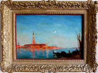 Felix Ziem oil painting Venice French