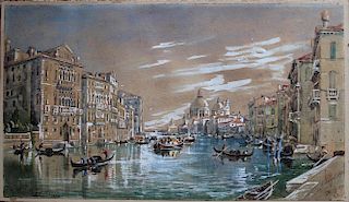 Arthur Perigal British 19th century Venice painting