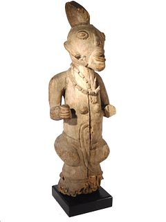Post-top Eshu Figure, Yoruba, Nigeria
