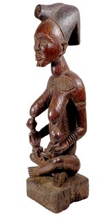 Maternity Shrine Figure, Bakongo, Zaire 