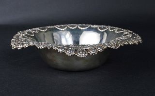 Tiffany Makers Sterling Reticulated Fruit Bowl