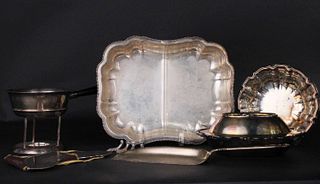 Two Silver Plated Gravy Boats
