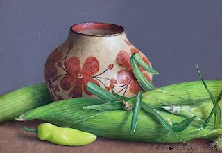 Green Corn & Green Chili by William Acheff