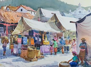 Sunday Market (Guatemala) by Tom Hill