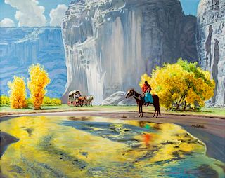 Autumn Gold: Canyon de Chelley by R. Brownell McGrew
