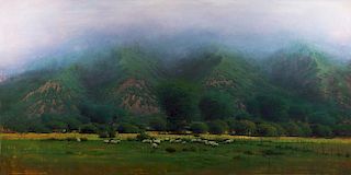 May Landscape, Salem by Bruce Cheever