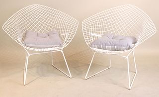 Pair of Harry Bertoia for Knoll Diamond Chairs