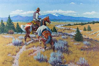 I Ride Old Paint by John Wade Hampton