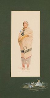 Indian Squaw by Olaf Carl Seltzer