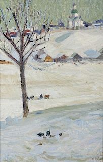 Winter Visitors by Leon Gaspard