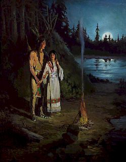 Indian Lovers by Robert Farrington Elwell