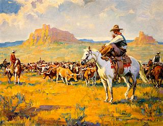 Watching the Herd by Frank B. Hoffman