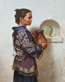 Miao Woman by Jie Wei Zhou