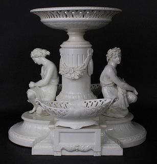 Neoclassical Style Blanc de Chine Epergne 