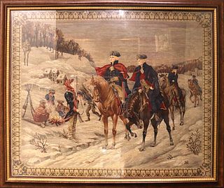 Needlework, George Washington at Valley Forge