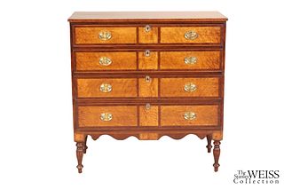 Federal Birch & Maple Inlaid Chest of Drawers