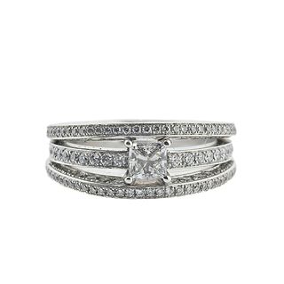 Bucherer 18k Gold Diamond Engagement Ring