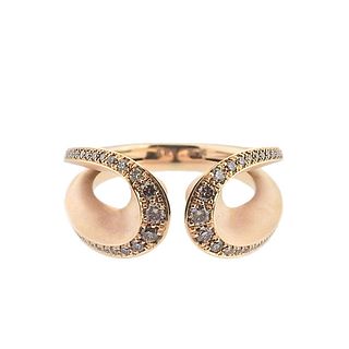 18k Rose Gold Diamond Ring
