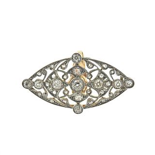 Antique Art Deco 14k Gold Diamond Ring