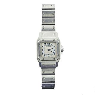Cartier Santos Galbee Stainless Steel Quartz Watch 1565