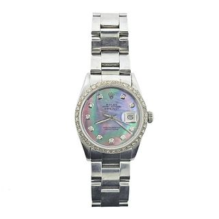 Rolex Datejust 36mm Diamond MOP Automatic Watch 16014