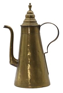 English Brass Lighthouse Coffee Pot