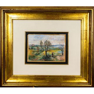 Paul Emile Pissarro (French 1884-1972) Signed, Pastel