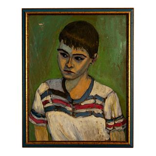 Impressionist Oil Painting Portrait Of a Boy