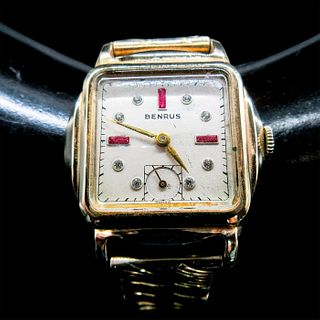 Vintage Benrus 10K Gold Wrist Watch