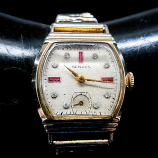 Vintage Benrus 10K Gold Wrist Watch