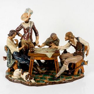 Lladro Figurine, Playing Cards 1011327